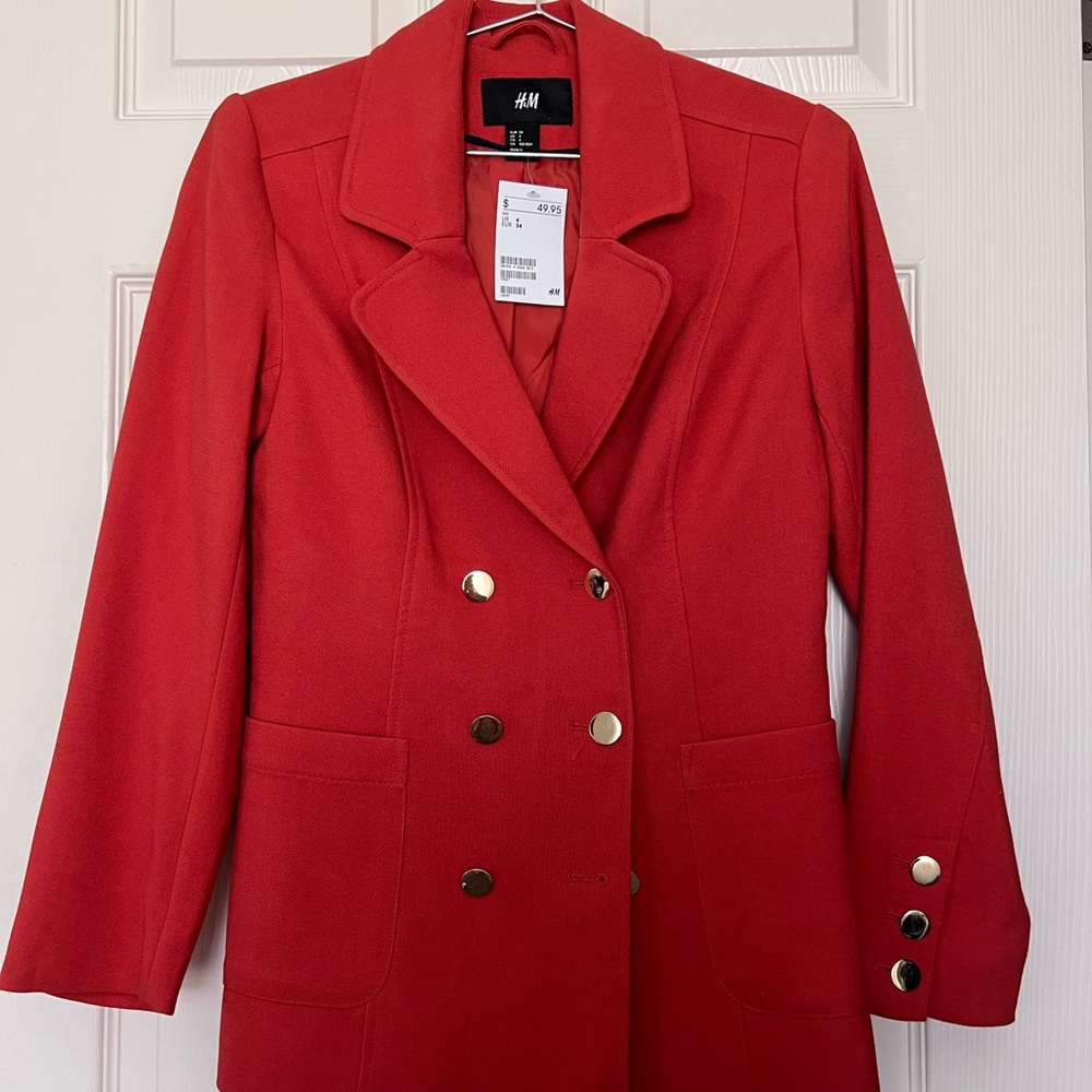 NWT Rust Orange Women Blazer